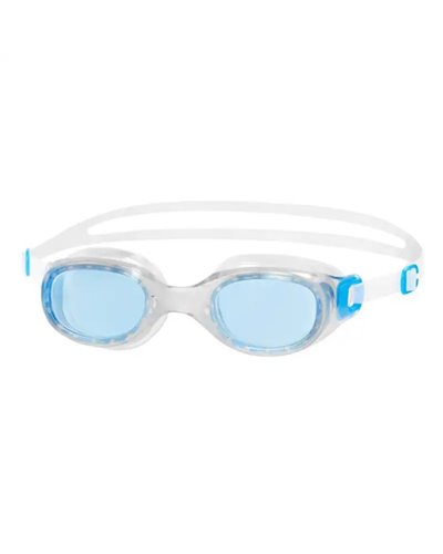 Speedo Occhialini Piscina Unisex Futura Classic, Clear/Blue