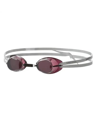 Speedo Swedish Mirror Occhialini Piscina Unisex, SPD/Swedish Silver