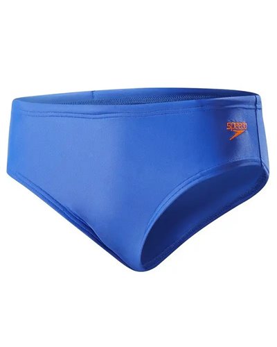 Speedo Essential Logo 6.5Cm Brief Swimwear Kid, Amparo Blue/Fluo