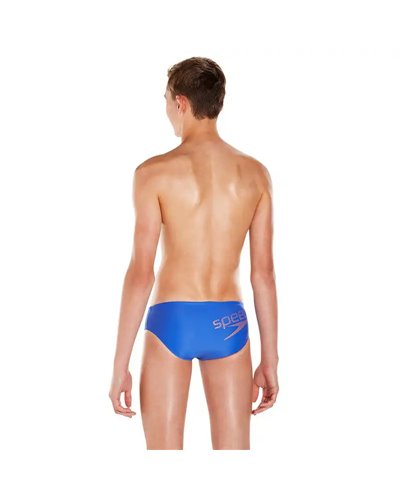 Speedo Essential Logo 6.5Cm Brief Swimwear Kid, Amparo Blue/Fluo
