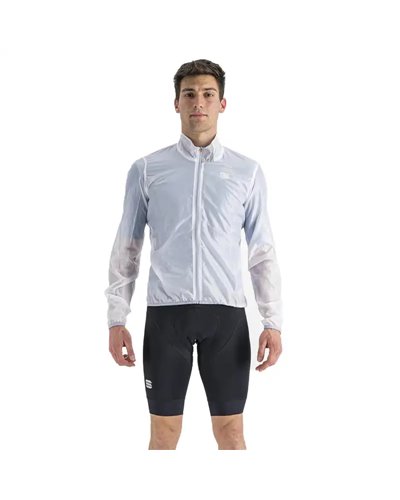 Sportful Hot Pack Easylight Men's Packable Windproof Cycling Jacket, White