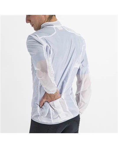 Sportful Hot Pack Easylight Giacca Antivento Comprimibile Uomo, Bianco
