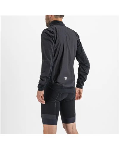 Sportful DR Giacca Antivento/Antipioggia Comprimibile Uomo, Nero