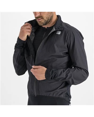 Sportful DR Giacca Antivento/Antipioggia Comprimibile Uomo, Nero