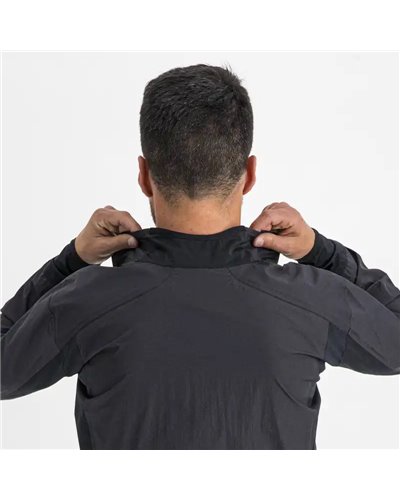 Sportful DR Giacca Antivento/Antipioggia Comprimibile Uomo, Nero