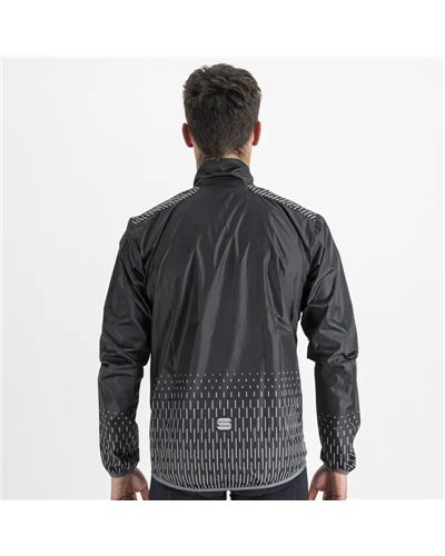 Sportful Reflex Giacca Antivento Comprimibile Uomo, Nero