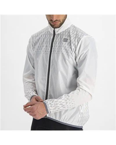 Sportful Reflex Men's Packable Windproof Cycling Jacket, White