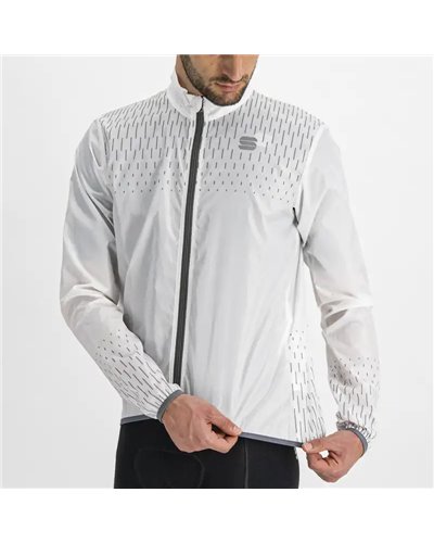 Sportful Reflex Giacca Antivento Comprimibile Uomo, Bianco