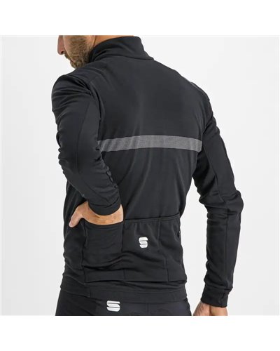 Sportful Giara Softshell Giacca Invernale Antivento Uomo, Nero