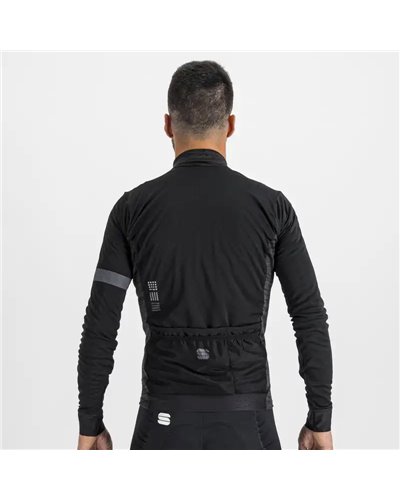 Sportful Supergiara Thermal Maglia Maniche Lunghe Full Zip Uomo, Nero