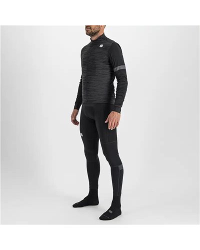 Sportful Supergiara Thermal Maglia Maniche Lunghe Full Zip Uomo, Nero