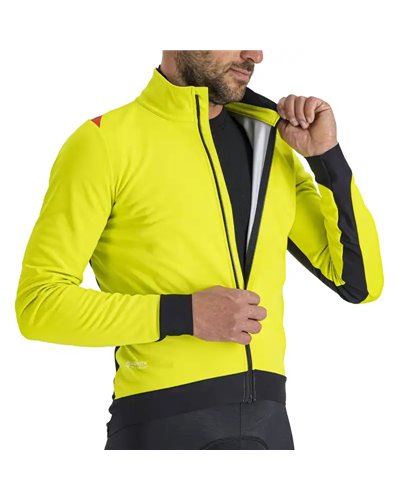 Sportful Fiandre Pro Medium GTX Gore-Tex Infinium Men's Windproof/Waterproof Cycling Jacket, Cedar