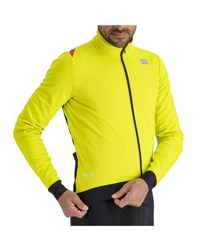 Sportful Fiandre Pro Medium GTX Gore-Tex Infinium Men's Windproof/Waterproof Cycling Jacket, Cedar