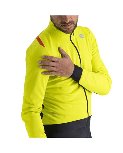 Sportful Fiandre Pro Medium GTX Gore-Tex Infinium Men's Windproof/Waterproof Cycling Jacket, Cedar