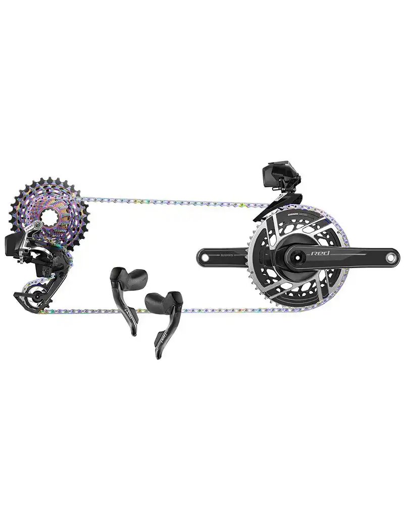 Sram Red AXS E1 2x12v Gruppo Completo (Rainbow)