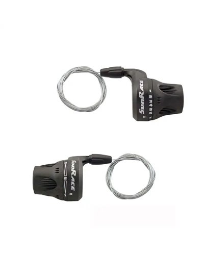 Sunrace Coppia Grip Shifter 8 Velocita', Completa Di Cavi