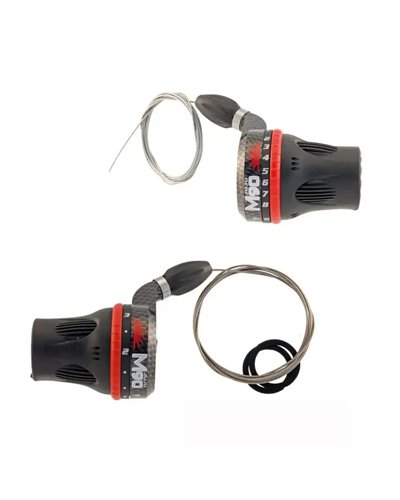 Sunrace Coppia Grip Shifter 9 Velocita', Completa Di Cavi