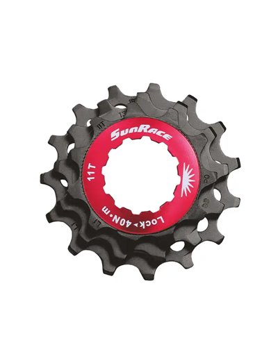 Sunrace Kit Lockring + 3 Sprockets (11-13-15) For 12 Speeds, Black