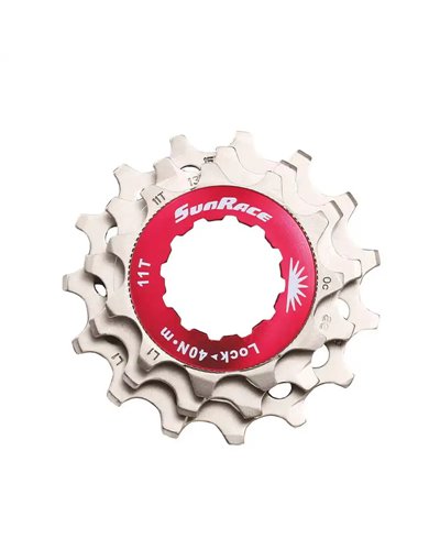 Sunrace Kit per 11 V Ghiera + 3 Pignoni (11-13-15) Silver