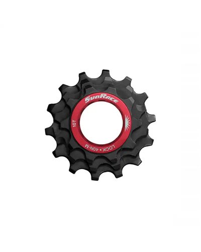 Sunrace Kit per 12 V Ghiera + 3 Pignoni Xd Nero