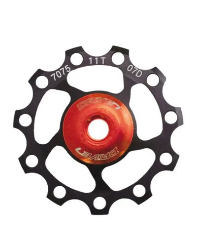 Sunrace Puleggia Cambio 11T In Aluminum 7075 Su Cuscinetto Rosso