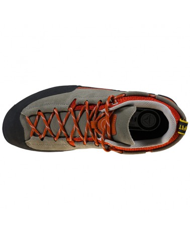 La Sportiva Boulder X Men's Approach Shoes, Clay/Saffron