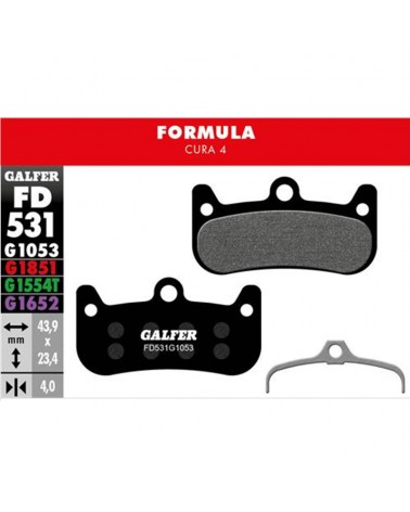 Galfer Bike Standard Brake Pad Formula Cura 4