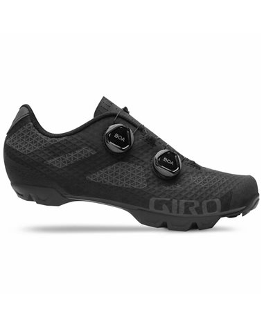 Giro Sector MTB Cycling Shoes, Black/Dark Shadow