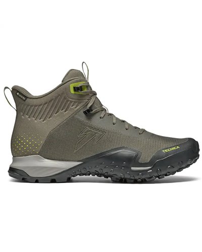 Tecnica Magma 2.0 S MID GTX Gore-Tex Men's Fast Hiking Boots, Turned Grey/Green