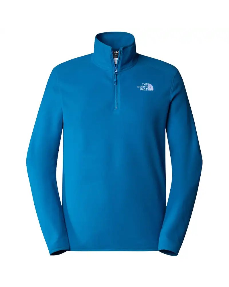 The North Face 100 Glacier Men's Quarter-Zip Fleece, Adriatic Blue