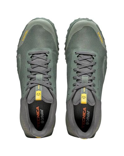 Tecnica Magma 2.0 S GTX Gore-Tex Men's Fast Hiking Shoes, Dark Green/Yellow