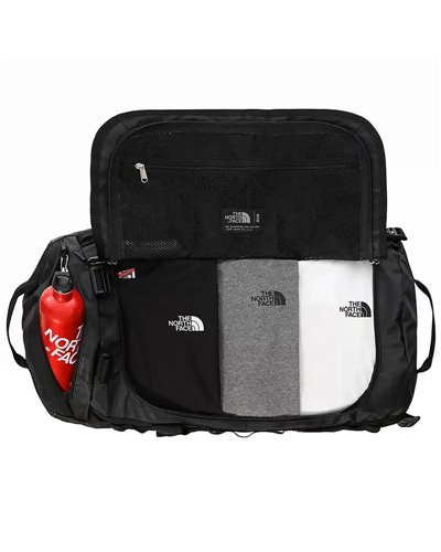 The North Face Base Camp Duffel M Borsone 71 Litri, TNF Black/TNF White