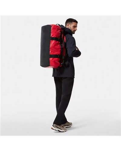 The North Face Base Camp Duffel M Borsone 71 Litri, TNF Red/TNF Black