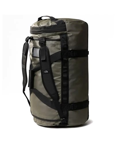 The North Face Base Camp Duffel L Borsone 95 Litri, New Taupe Green/TNF Black