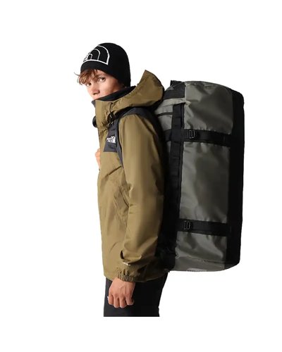 The North Face Base Camp Duffel L - 95 Liters, New Taupe Green/TNF Black