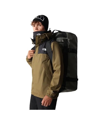 The North Face Base Camp Duffel L Borsone 95 Litri, New Taupe Green/TNF Black