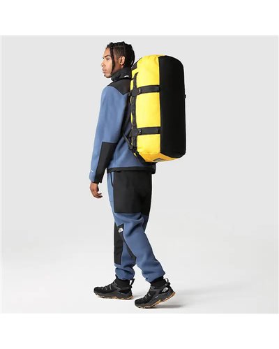 The North Face Base Camp Duffel L Borsone 95 Litri, Summit Gold/TNF Black