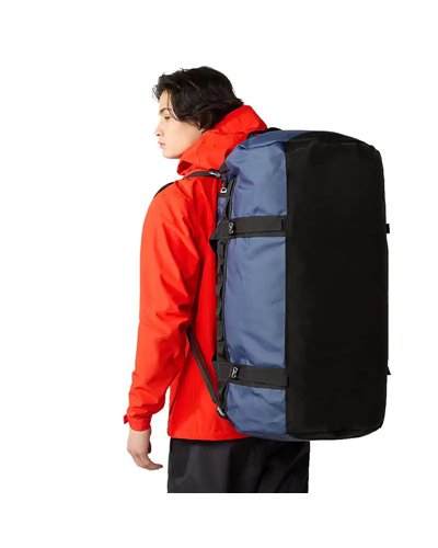 The North Face Base Camp Duffel L Borsone 95 Litri, Summit Navy/TNF Black