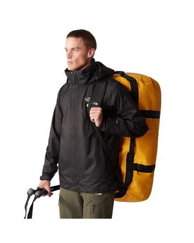 The North Face Base Camp Duffel XXL Borsone 150 Litri, Summit Gold/TNF Black