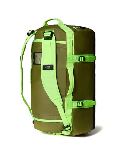 The North Face Base Camp Duffel S - 50 Liters, Forest Olive/Safety Green/TNF Black