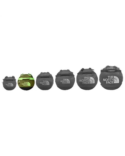 The North Face Base Camp Duffel S - 50 Liters, Forest Olive/Safety Green/TNF Black