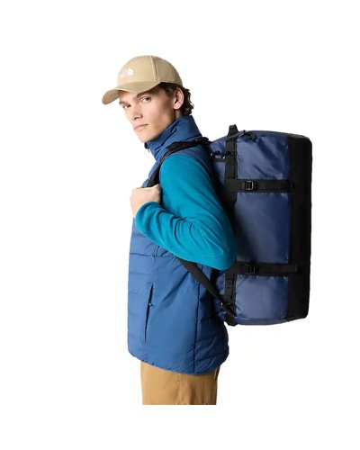 The North Face Base Camp Duffel S Borsone 50 Litri, Sumit Navy/TNF Black