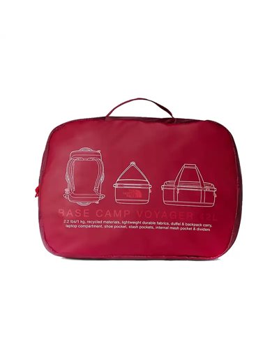 The North Face Base Camp Voyager - 42 Liters, Beetroot/TNF Red