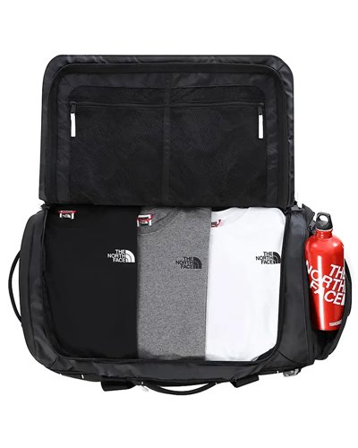 The North Face Base Camp Voyager Borsone 62 Litri, TNF Black/TNF White
