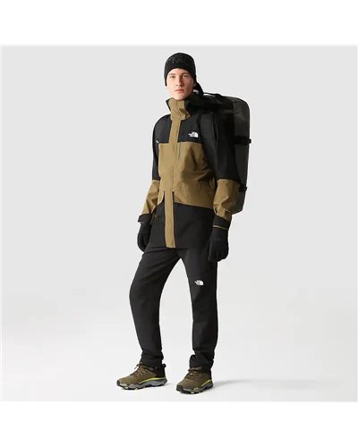 The North Face Base Camp Duffel M Borsone 71 Litri, New Taupe Green/TNF Black