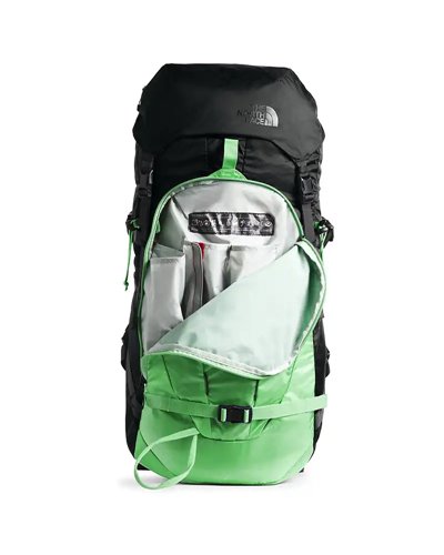 The North Face Forecaster 35 Mountaineering Hydration Compatible Backpack, Chlorophyll Green/Weathered Black