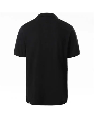 The North Face Piquet Men's Short Sleeve Polo Shirt, TNF Black