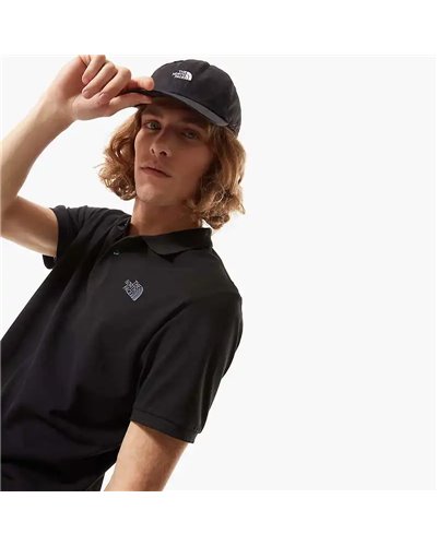 The North Face Piquet Men's Short Sleeve Polo Shirt, TNF Black