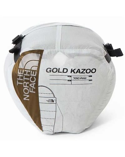 The North Face Gold Kazoo Eco Down Sleeping Bag 2° C Long - Right Hand, Citrine Yellow/Tin Grey