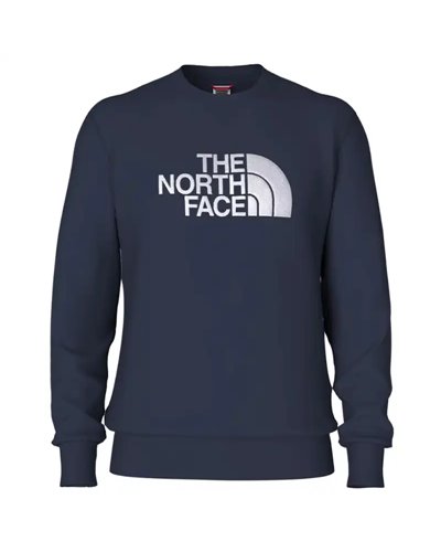 The North Face Drew Peak Crew Men's Round Neck Hoodie, Summit Navy